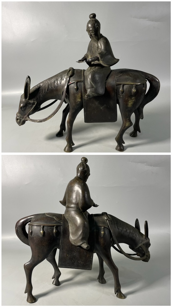 古玩雜項(xiàng)銅造像張國(guó)老拍賣(mài),當(dāng)前價(jià)格6000元