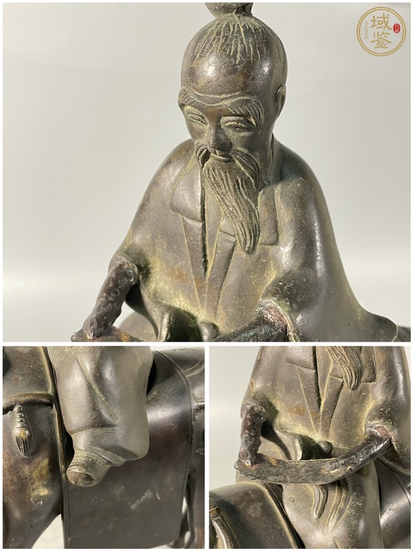 古玩雜項銅造像張國老真品鑒賞圖