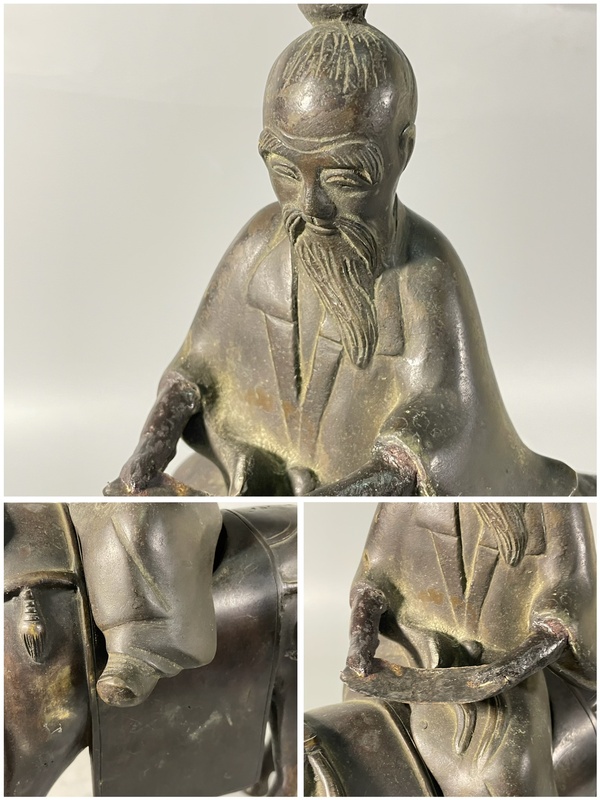 古玩雜項(xiàng)銅造像張國(guó)老拍賣(mài),當(dāng)前價(jià)格6000元