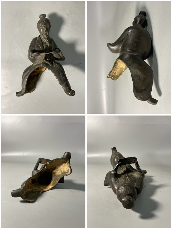 古玩雜項(xiàng)銅造像張國(guó)老拍賣(mài),當(dāng)前價(jià)格6000元