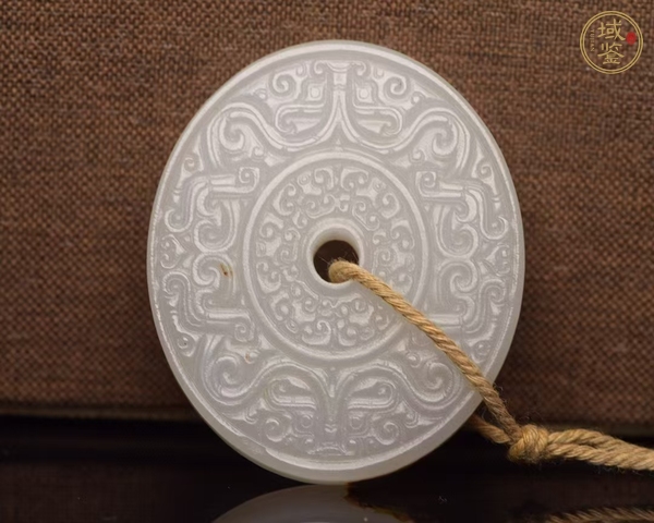 古玩玉器做舊仿古“獸面紋玉璧”真品鑒賞圖