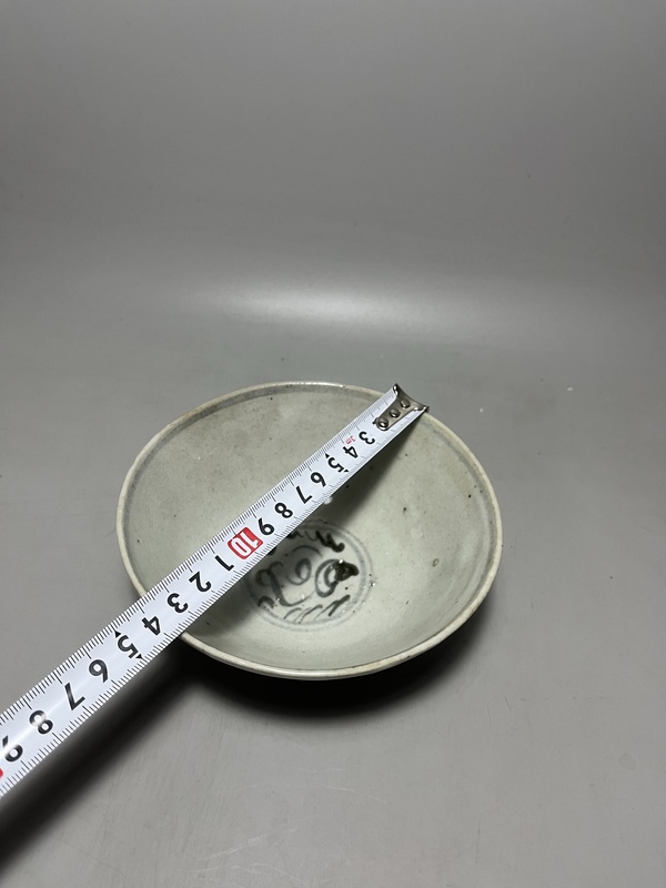 古玩陶瓷明代青花海馬圖碗拍賣,當前價格600元