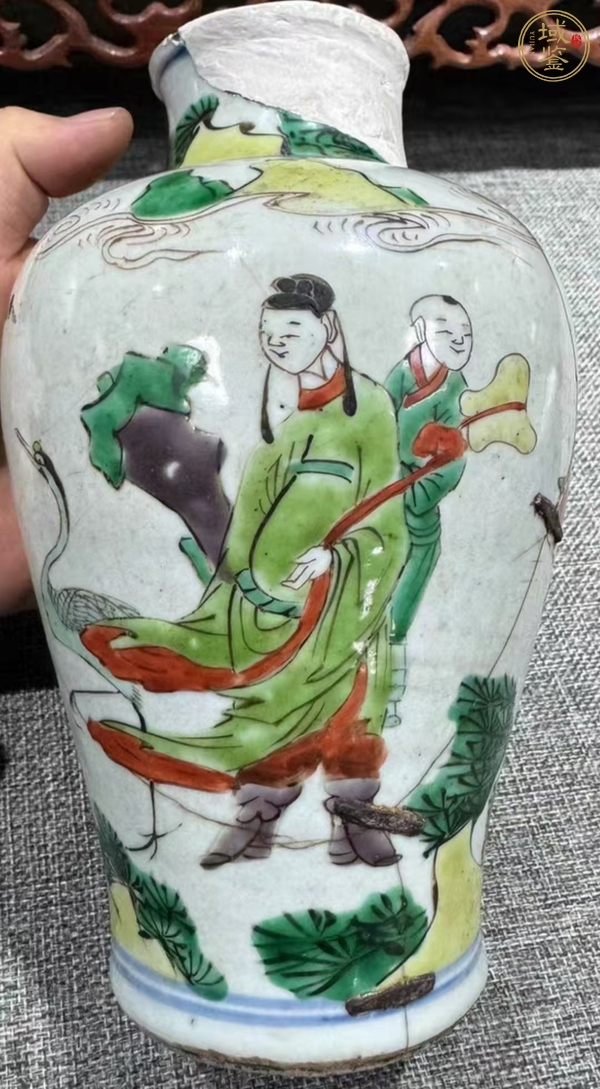 古玩陶瓷青花瓶真品鑒賞圖