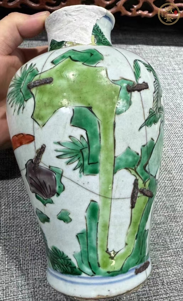 古玩陶瓷青花瓶真品鑒賞圖