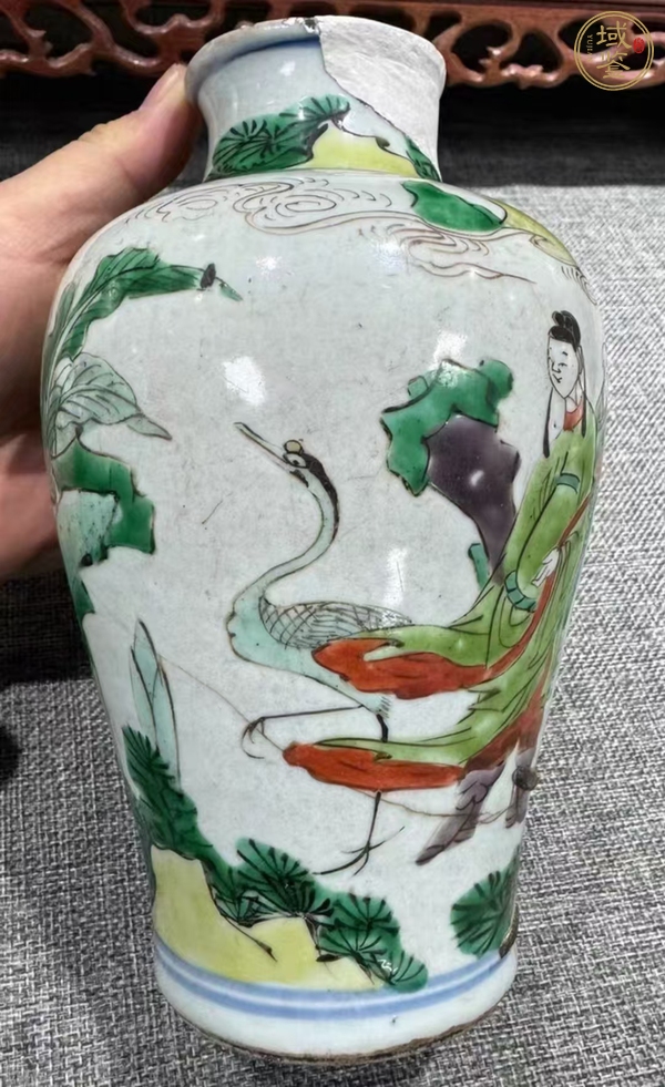 古玩青花瓶真品鑒賞圖