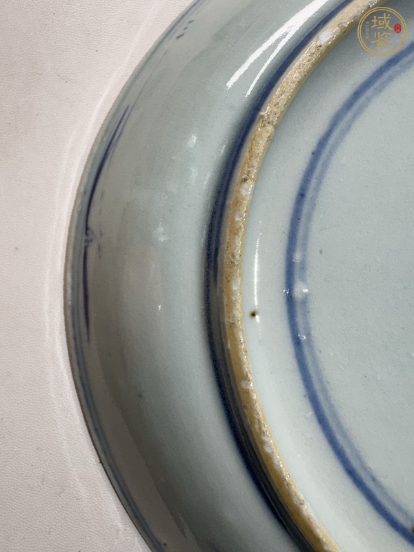 古玩陶瓷青花三星高照圖盤真品鑒賞圖