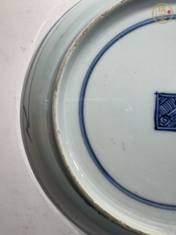 古玩陶瓷青花三星高照盤(pán)真品鑒賞圖