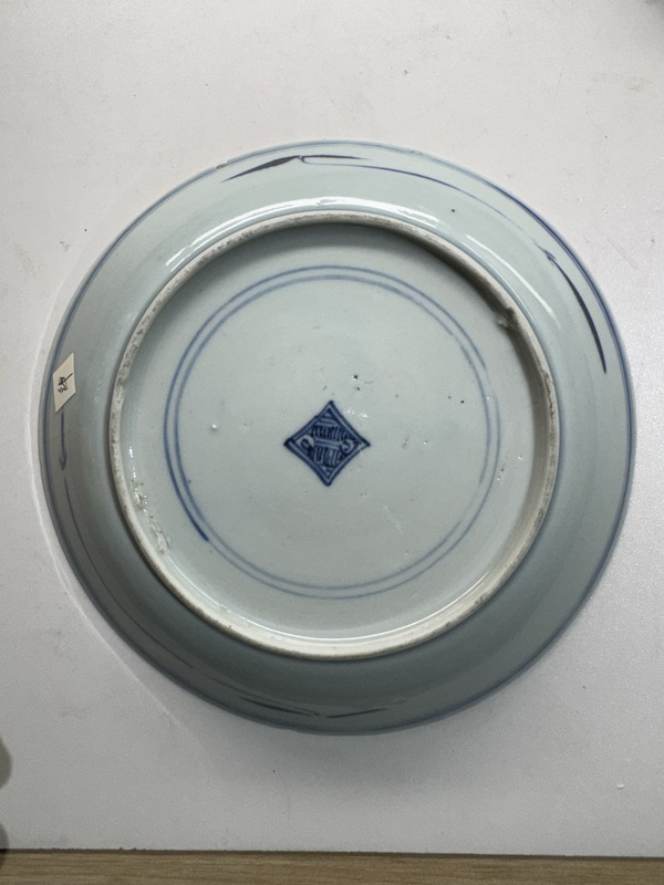 古玩陶瓷雍正·青花三星高照盤拍賣,當前價格660元