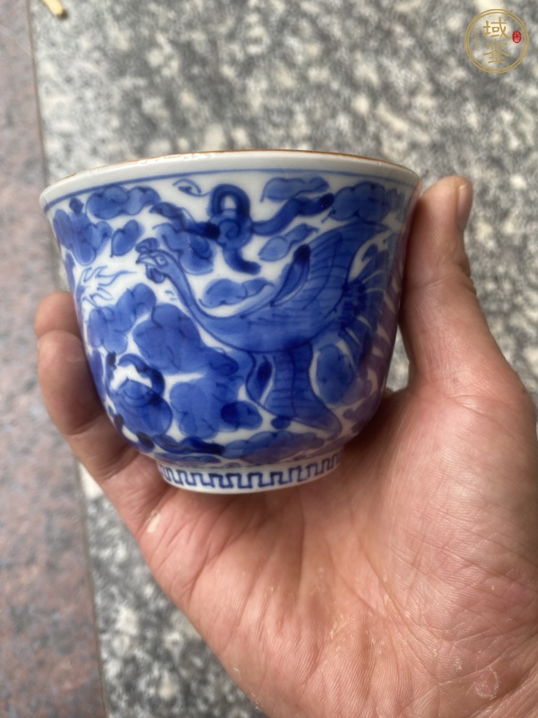 古玩陶瓷青花杯真品鑒賞圖