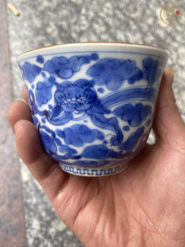 古玩陶瓷青花杯真品鑒賞圖