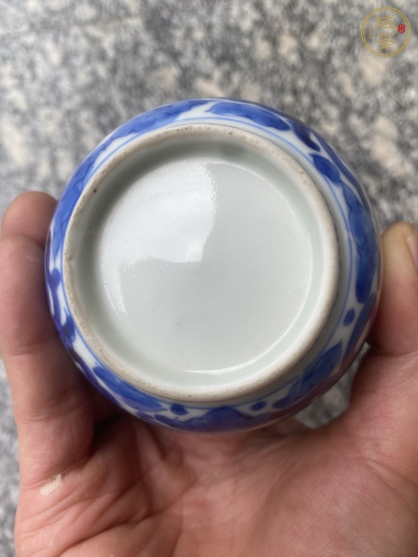 古玩陶瓷青花杯真品鑒賞圖