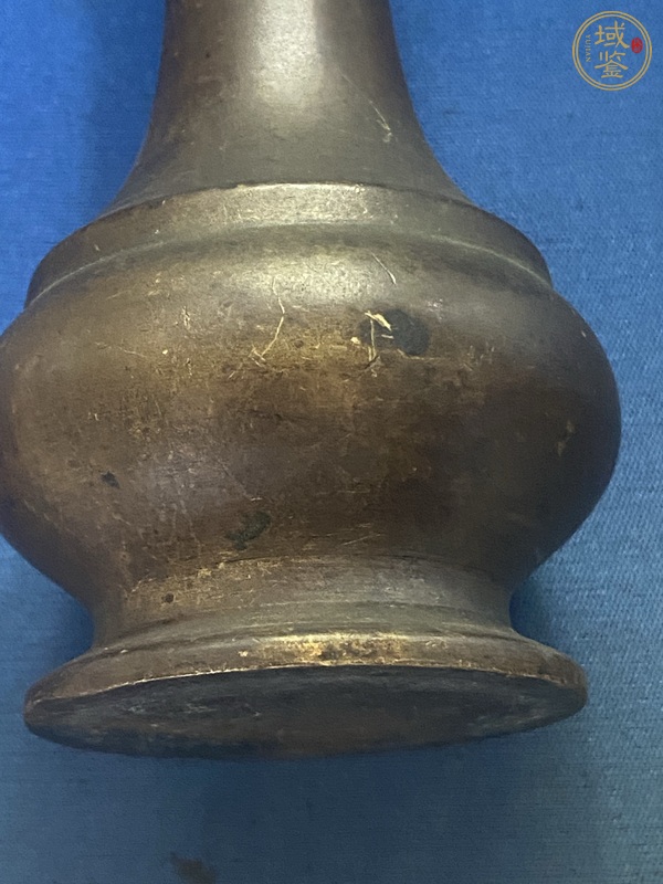 古玩銅器銅花瓶真品鑒賞圖
