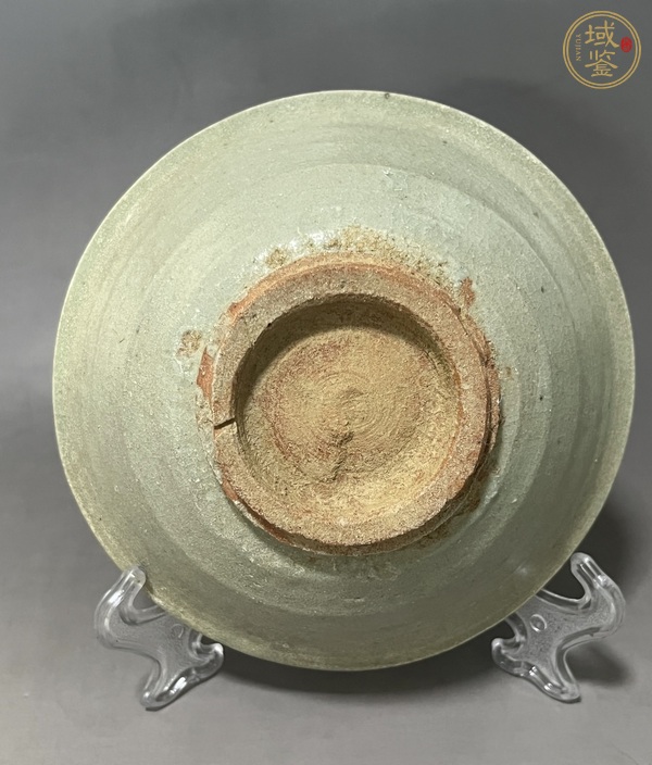 古玩陶瓷青白釉斗笠碗，龍泉窯系真品鑒賞圖