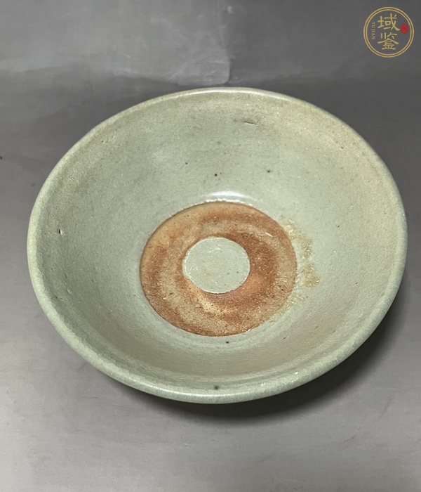 古玩陶瓷青白釉斗笠碗，龍泉窯系真品鑒賞圖