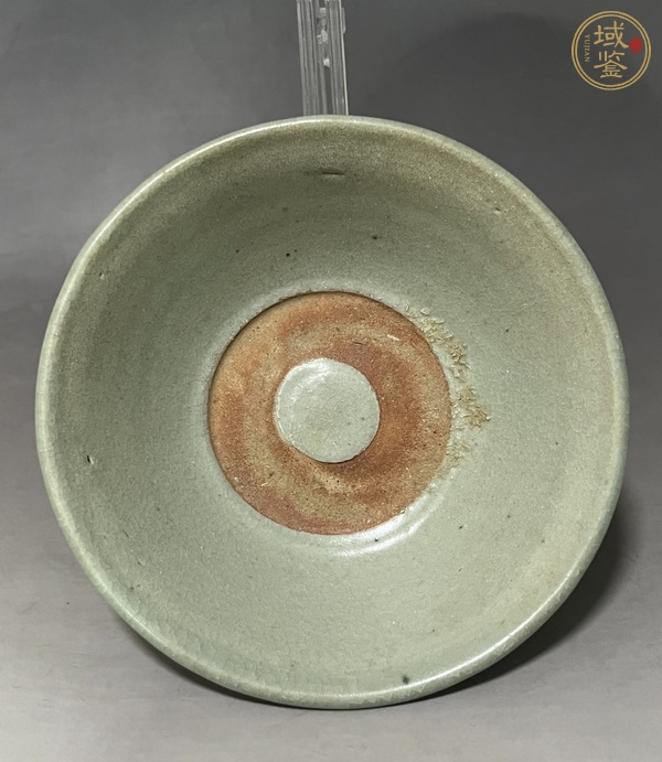古玩陶瓷青白釉斗笠碗，龍泉窯系真品鑒賞圖