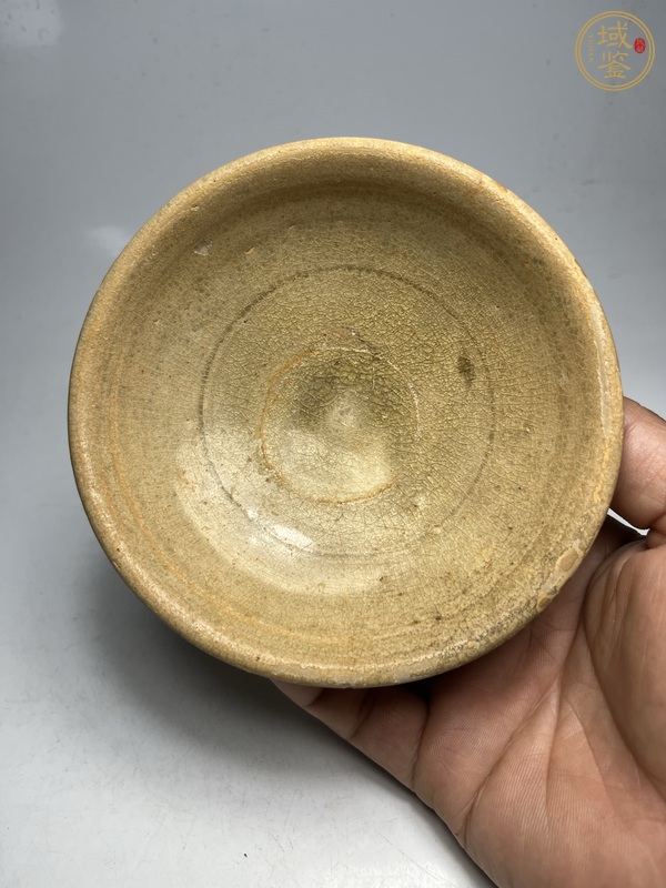 古玩陶瓷越窯青瓷茶盞真品鑒賞圖
