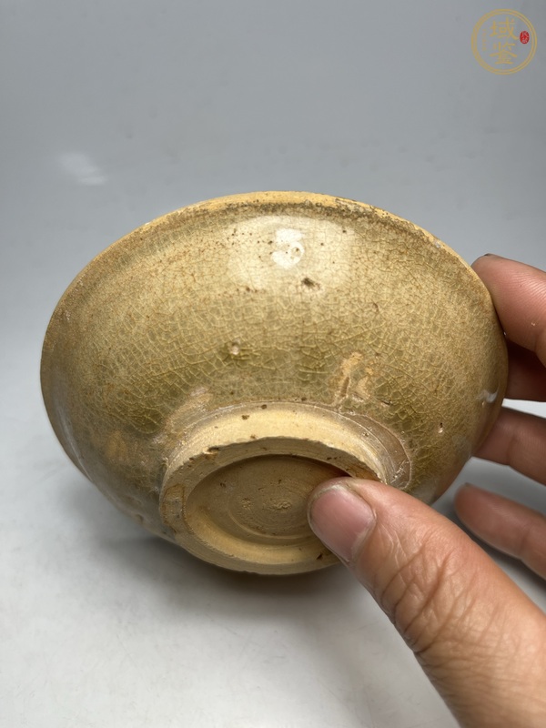 古玩陶瓷越窯青瓷茶盞真品鑒賞圖