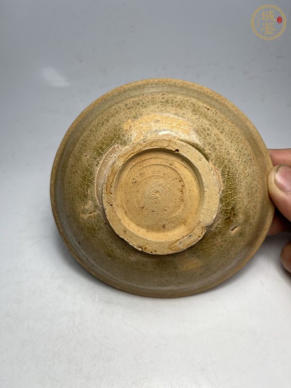 古玩陶瓷越窯青瓷茶盞真品鑒賞圖