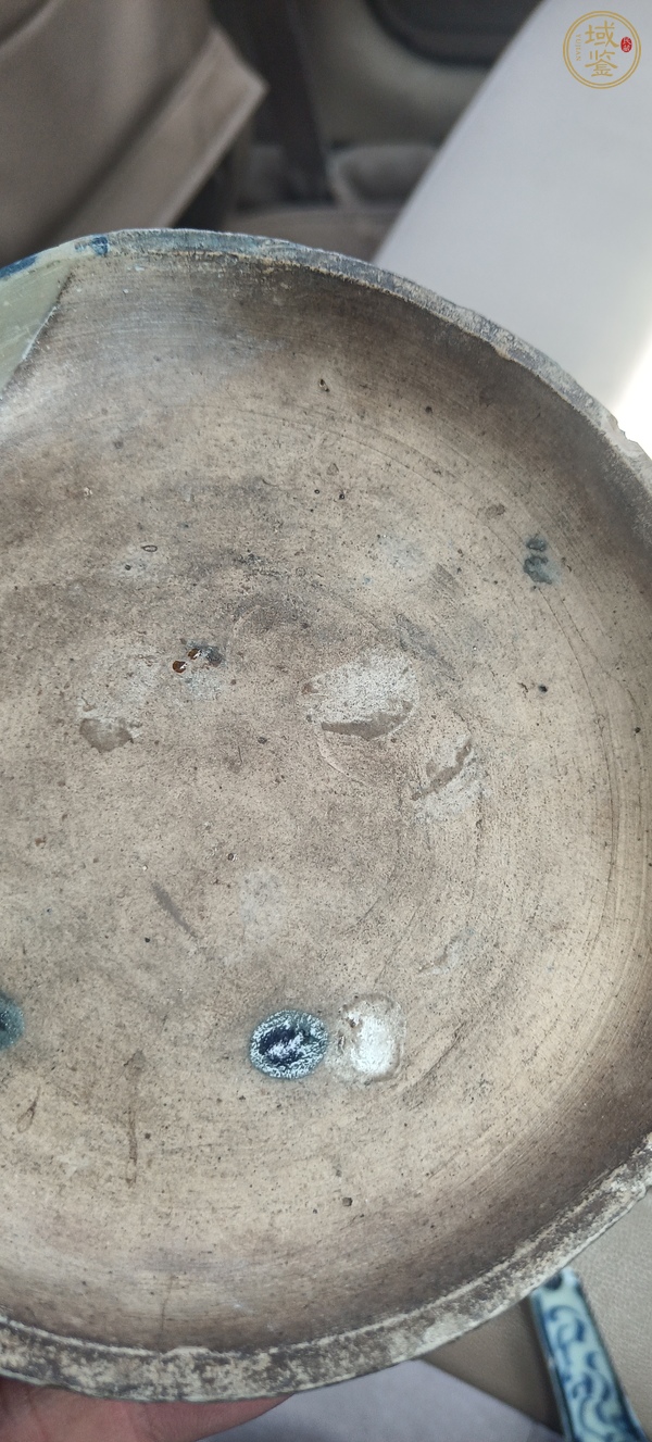 古玩陶瓷祭蘭釉壽字紋蓋真品鑒賞圖