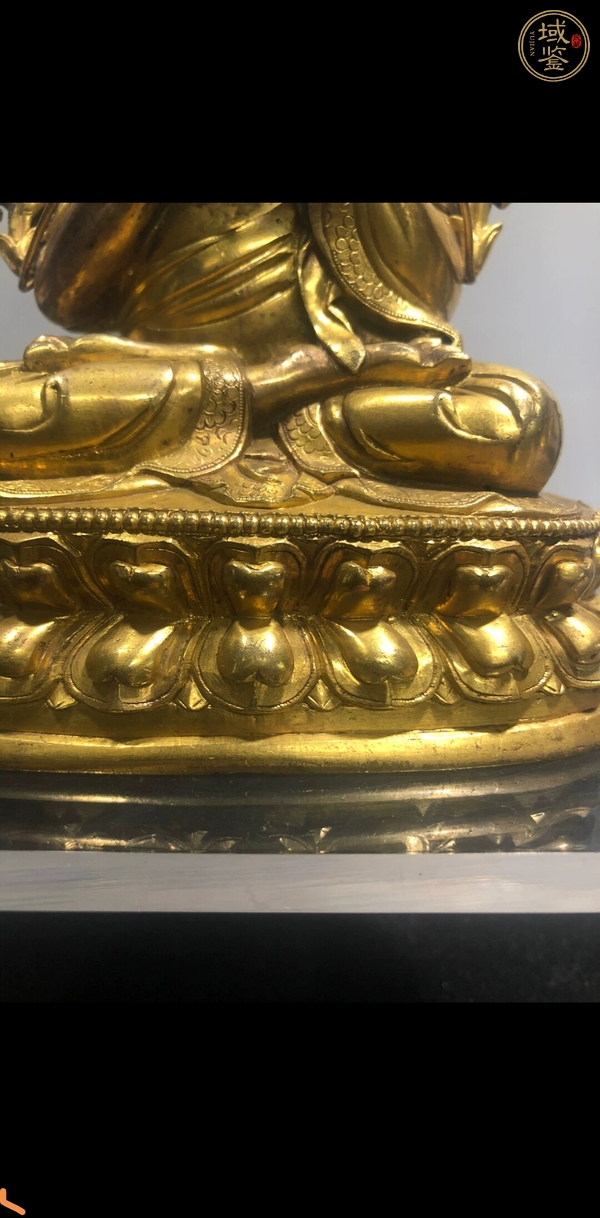 古玩銅器宗喀巴上師真品鑒賞圖