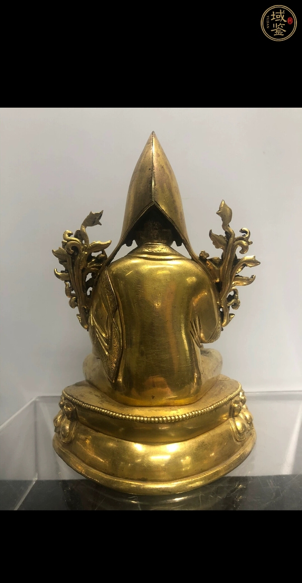 古玩銅器宗喀巴上師真品鑒賞圖