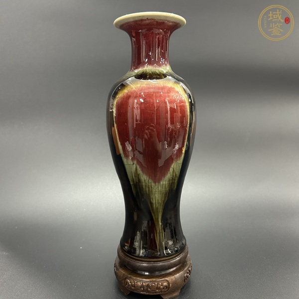 古玩陶瓷三陽開泰品種觀音瓶真品鑒賞圖