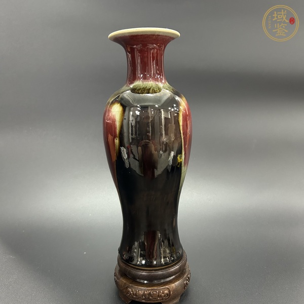 古玩陶瓷三陽開泰品種觀音瓶真品鑒賞圖