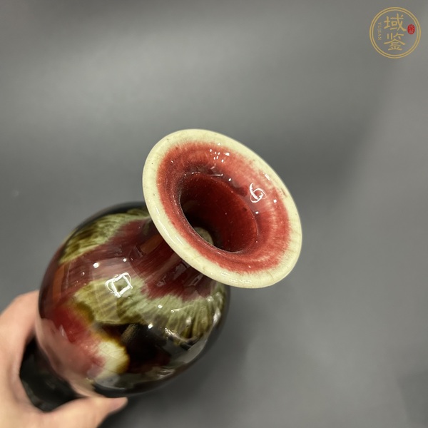 古玩陶瓷三陽開泰品種觀音瓶真品鑒賞圖