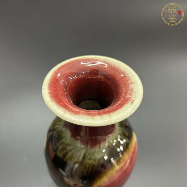 古玩陶瓷三陽開泰品種觀音瓶真品鑒賞圖