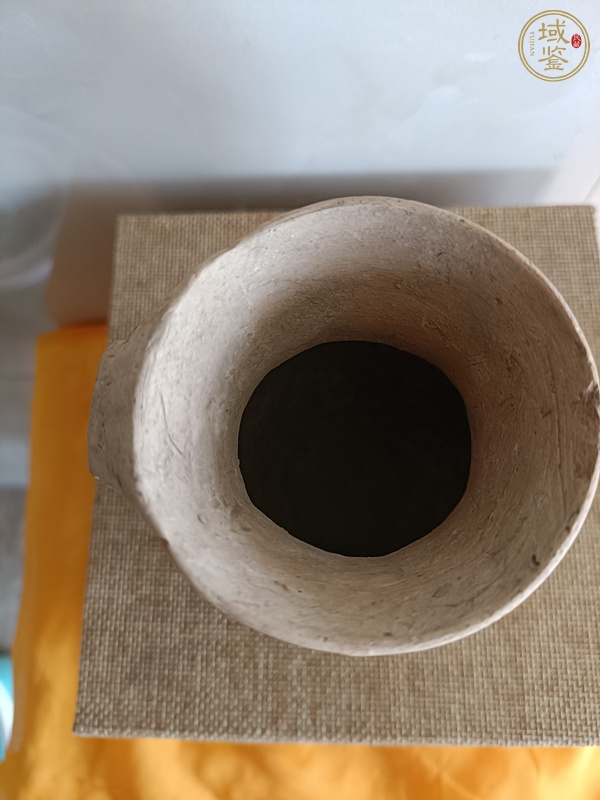 古玩陶瓷齊家文化單耳陶壺真品鑒賞圖
