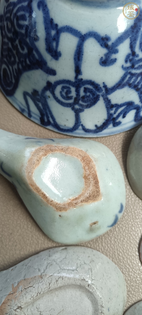 古玩陶瓷青花湯勺真品鑒賞圖