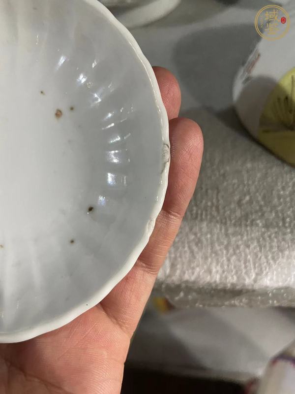 古玩陶瓷粉彩蓋碗真品鑒賞圖