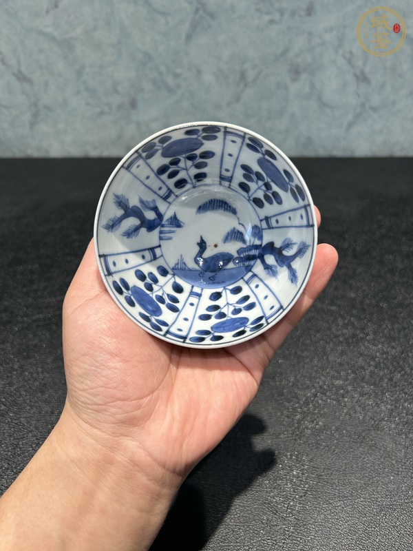 古玩陶瓷青花茶碗真品鑒賞圖