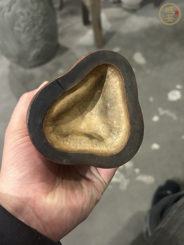 古玩雜項竹雕筆筒真品鑒賞圖