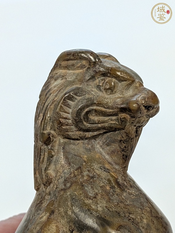 古玩雜項石獅真品鑒賞圖