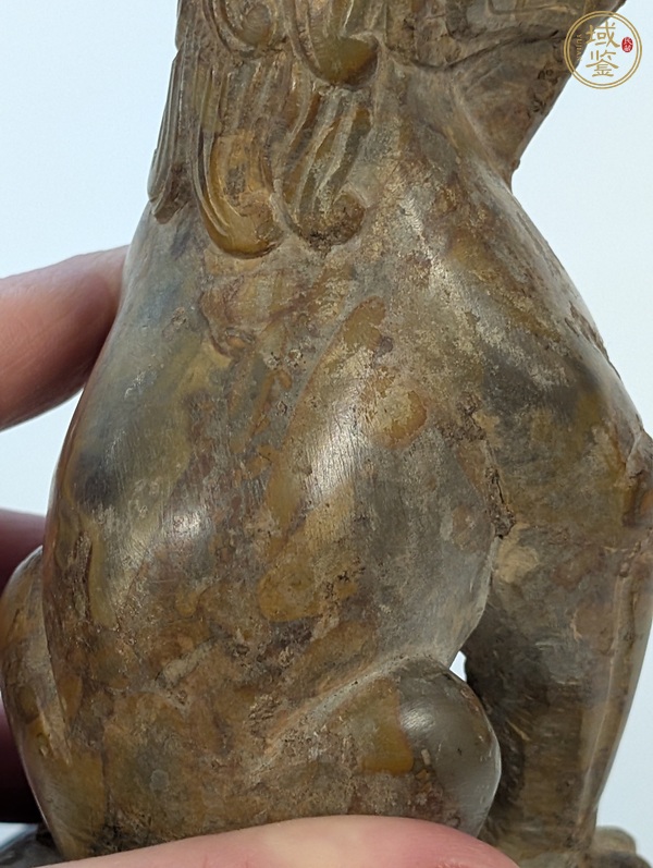 古玩雜項石獅真品鑒賞圖