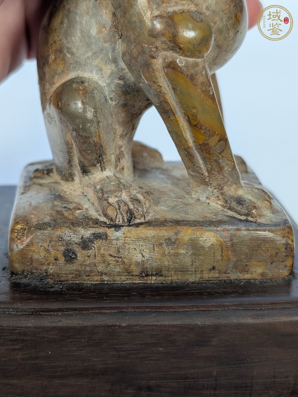 古玩雜項石獅真品鑒賞圖