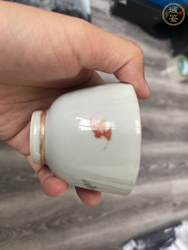 古玩陶瓷粉彩杯真品鑒賞圖