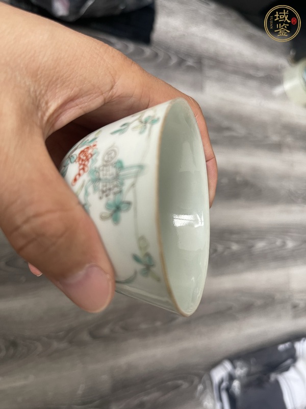 古玩陶瓷粉彩杯真品鑒賞圖
