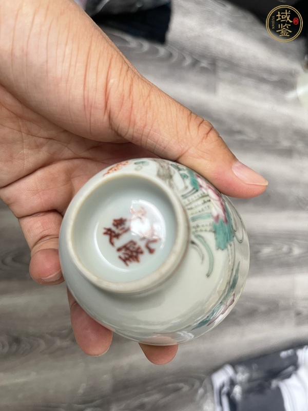 古玩陶瓷粉彩杯真品鑒賞圖