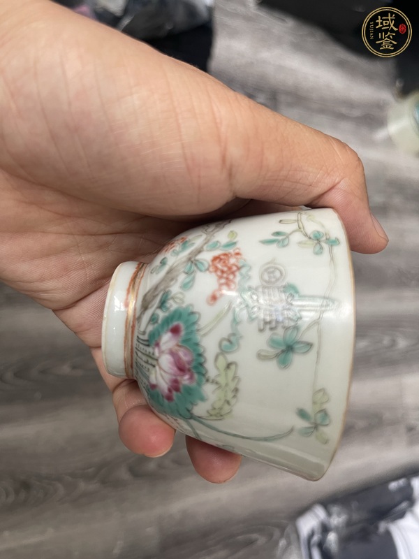 古玩陶瓷粉彩杯真品鑒賞圖