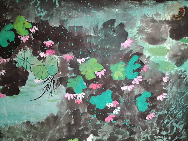 古玩字畫(huà)山村河韻真品鑒賞圖
