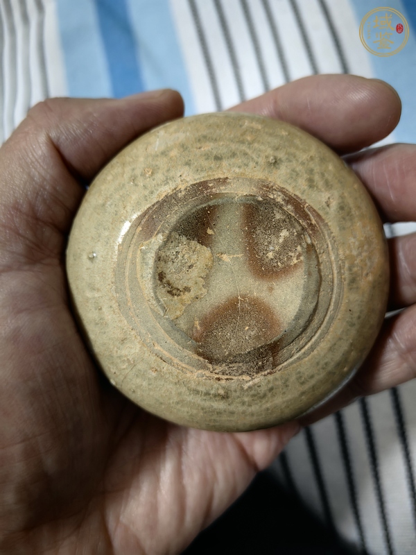 古玩陶瓷青瓷水盂真品鑒賞圖