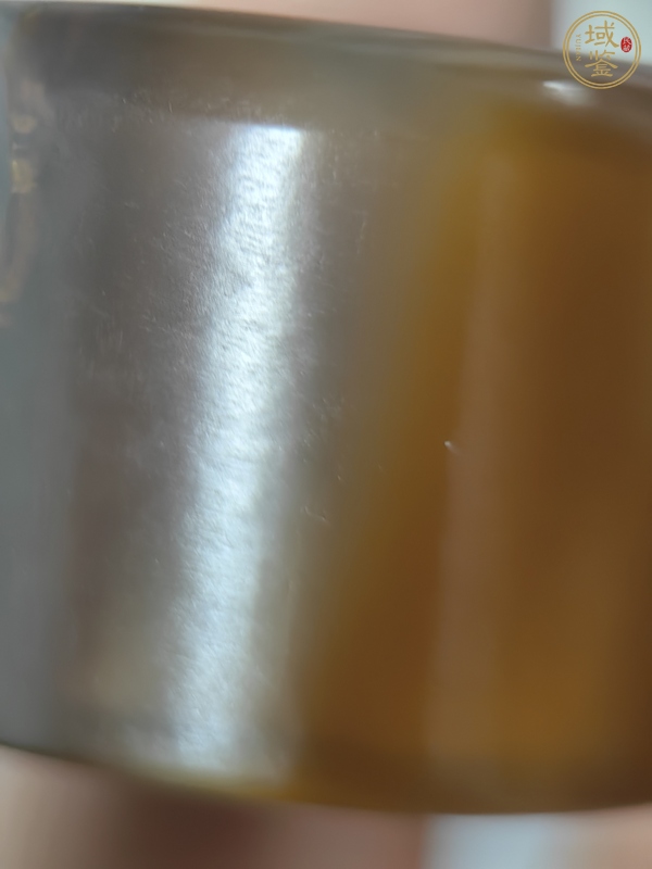 古玩玉器人物扳指真品鑒賞圖