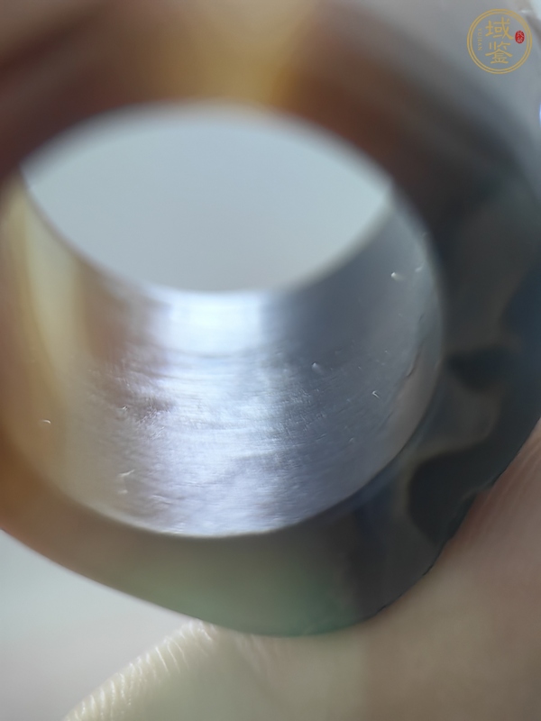 古玩玉器人物扳指真品鑒賞圖
