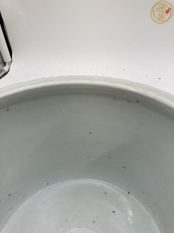 古玩龍紋青花三足筒式香爐真品鑒賞圖