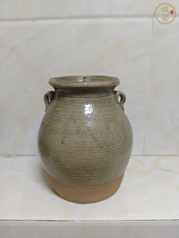 古玩陶瓷青釉罐真品鑒賞圖