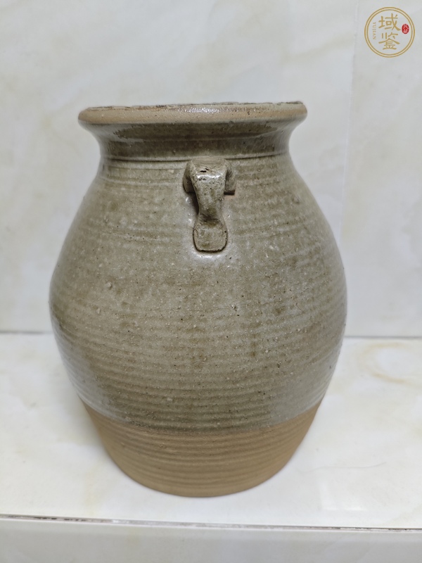 古玩陶瓷青釉罐真品鑒賞圖