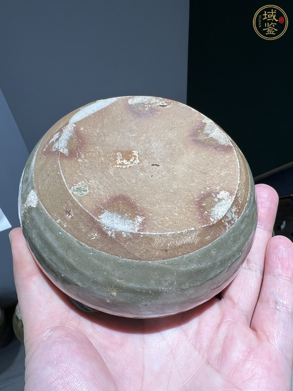 古玩陶瓷越窯青瓷盤口壺真品鑒賞圖