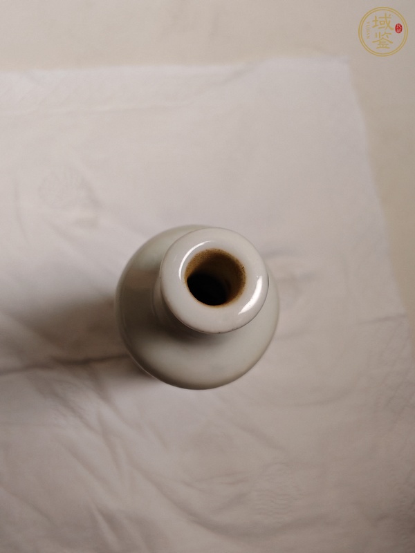 古玩陶瓷清中晚·青花釉里紅山水垂釣圖鼻煙壺 真品鑒賞圖